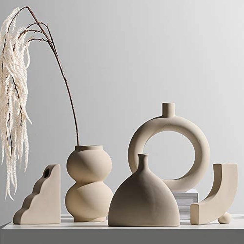 Contemporary Ceramic Vase-Modern